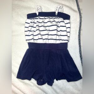 Janie and Jack Navy Striped Nautical Jumper, size 18-24 months